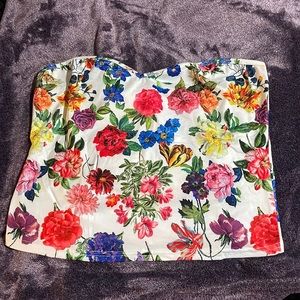 Floral crop top